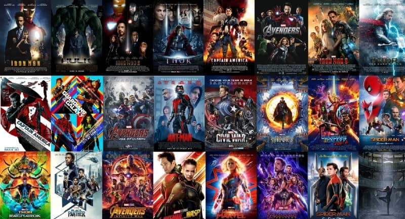 all the marvel movies